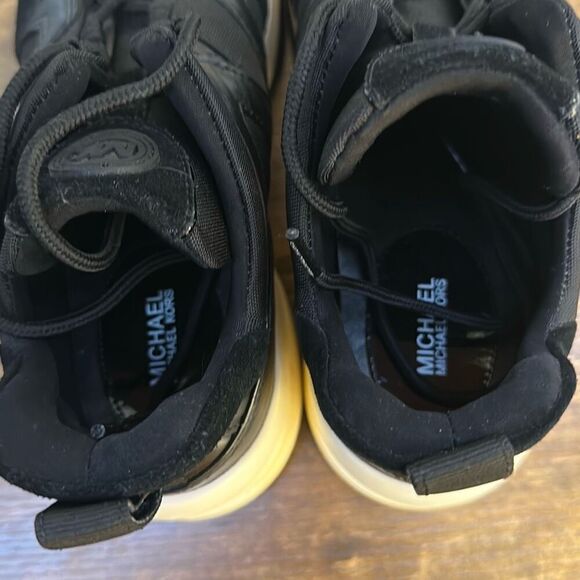 Michael Kors Olympia Extreme Trainers Black Sneakers Womens size 9.5 - Picture 8 of 10